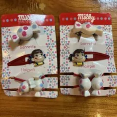 ミルキー ぺこちゃん ヘアアクセサリーセット