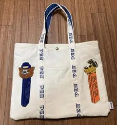PEZ キャンバス トートバッグ 刺繍入り - メルカリ