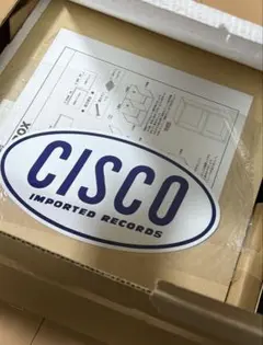 CISCO Records 純正レコードボックス 木製二段 CISCO レコードボックス ダンボール - メルカリ