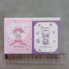 My Melody & Kuromi ミニメモ帳