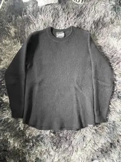 Schott ブラック リブ編み セーターのサムネイル