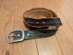 VINTAGE/ビンテージ/レザーベルト/型押し