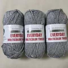 トルコ製毛糸・EVERYDAY・MULTICOLOR TWEED・3玉