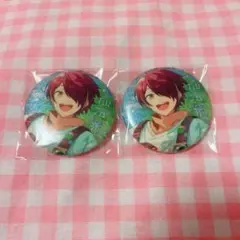 あんスタ 招募缶バッジ 仙石忍 2点セット