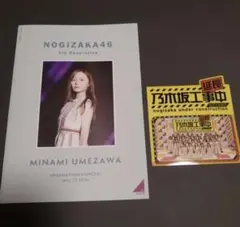 乃木坂46 梅澤美波 卒コン入場特典ステッカー 他1点 - メルカリ