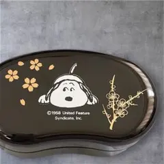 【未使用】 希少 レトロ スヌーピー お弁当箱 ランチボックス 2段 合成漆器のサムネイル