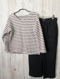 ORCIVAL 長袖トップス2点+ SOMETHING 黒タイトスカート
