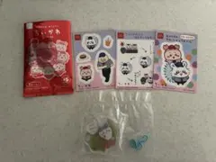 ちいかわ シャカシャカキーホルダー ハチワレ モモンガ シール