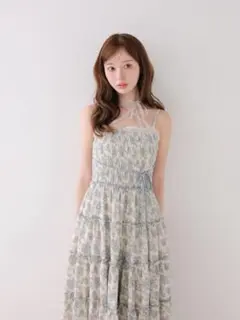 エムミーエメ Noble flower ribbon long onepiece Noble flower ribbon long onepiece エムミーエメ - メルカリ