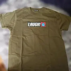 LAUGH! オリーブグリーン Tシャツ 半袖
