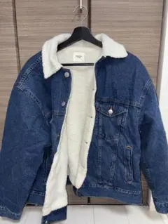 ボア デニムジャケット