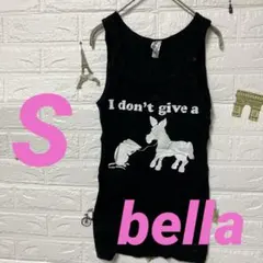 bella プリントタンクトップ 【S】