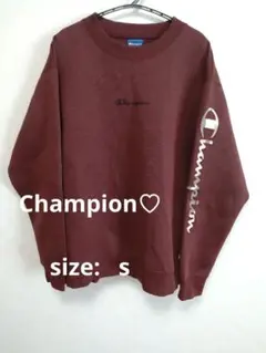 Champion♡生地しっかり！袖ロゴかっこよすぎ トレーナー♡男女兼用!!