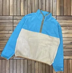 DISCUS ATHLETIC ハーフジップ 切替 フリース プルオーバー