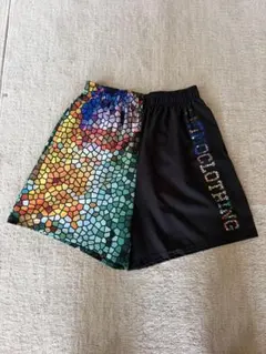 EN!MO エニモ　DMTCLOTHING ショートパンツ ステンドグラス柄 L