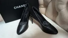 CHANEL シャネル パンプス ブラックのサムネイル