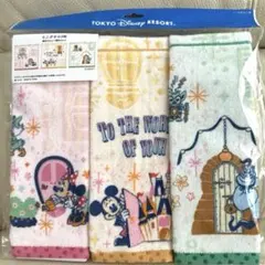 ディズニーランド購入　ミニタオル3枚セット