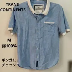 TRANS CONTINENTS チェックシャツのサムネイル