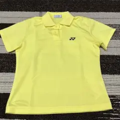 【美品】ヨネックス YONEX ポロシャツ ゲームシャツ レディース イエロー