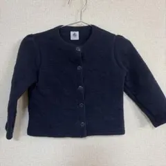 PETIT BATEAU カーディガン ネイビー 95cmのサムネイル