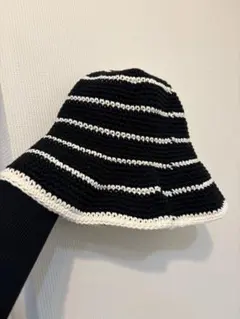 stjerneborg ステルネボリ ストライプクロシェハット