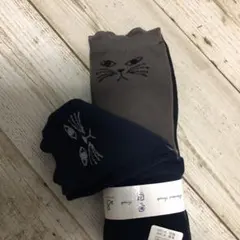 靴下　ソックス　猫　ジュニア　3足セット