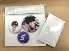 たゆんさま専用　SnowMan 1st POPUP 缶バッジセット フォトカード