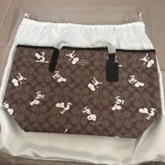 COACH トートバッグ スヌーピー コラボ