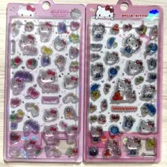 【タイムセール】ハローキティ　ステッカー　シール　2枚セット