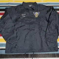 コーチジャケット ダークネイビー刺繍入り