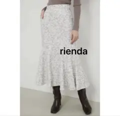 rienda フラワージャガードマーメイドスカートのサムネイル