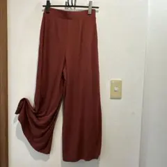 ユニクロ　ワイドパンツ ゴムウエスト