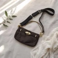 Deuxieme Classe別注シータパランティカ ポーチバッグ ブラウン美品