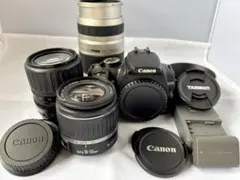 Canon】EOS IXE & EOS KISS レンズ ストロボ付き - メルカリ