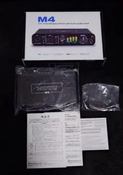 MOTU M4 オーディオインターフェイス 電源のみ確認 - メルカリ