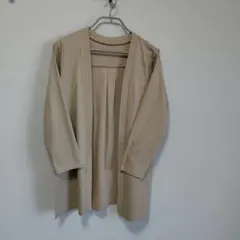 ノーカラージャケット 細身