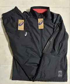 【新品未使用】ASICS/裏トリコットグラフィックウインドブレーカージャケット