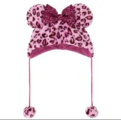 ヒョウ柄ファンキャップ ピンク ミニー レオパード jk