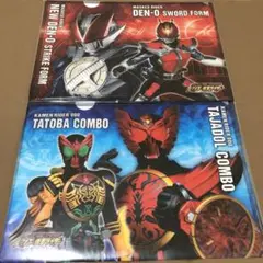 オーズ、電王、オールライダー　レッツゴー仮面ライダークリアファイル　2枚入り