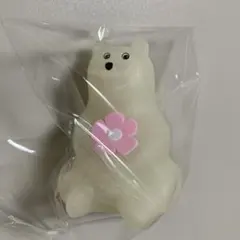 ポーラー ベア バンク ぼんやり ライト マスコット お花のベア