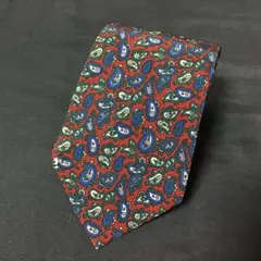 Christian Dior Monsieur ペイズリー ネクタイ　レッド