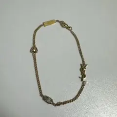 Saint Laurent YSL ロゴ ブレスレット ゴールドのサムネイル