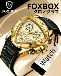 特価中 ★■ 新品 FOXBOX メンズ クロノグラフのサムネイル