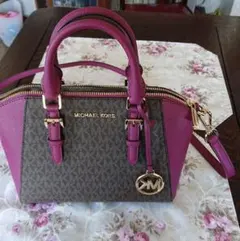 【最終セール中】MICHAEL KORS ショルダーバッグ ピンク・ブラウン