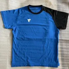 【3/30限定値下げ】VICTAS 卓球 Tシャツ XL 青/黒