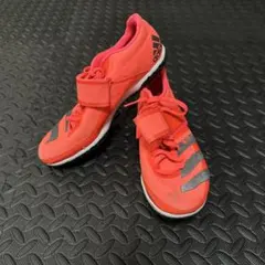 adidas 26.0cm 陸上競技スパイク 跳躍用 レッドのサムネイル