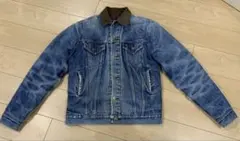 カーハート　carhartt　デニムジャケット Gジャン　ブランケット裏地　古着