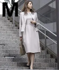 洗える◎ノーカラージャケットコクーンワンピース セットアップ セレモニー 入園式