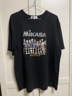 ハイキュー!!×MIKASAミカサコラボ　TシャツLLサイズ　黒　烏野高校