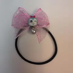 リボン付きキャラクター ヘアゴム